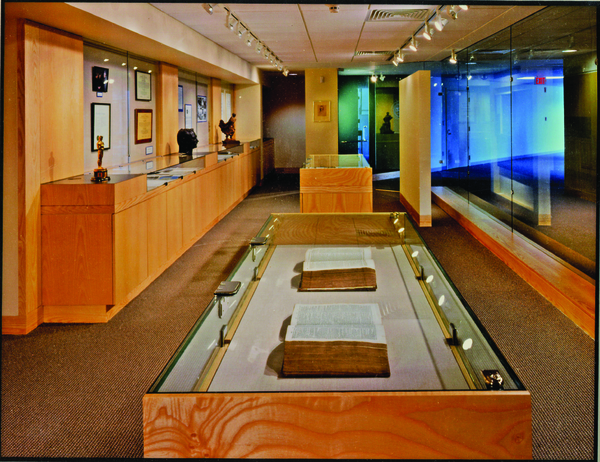 Brandeis Archive Exhibit Space in Farber Library